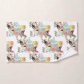 Badkamer handdoek sets Happy Birthday Possum taart (Handdoek)