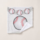 Badkamer handdoek sets honkbal (Wasdoekje)