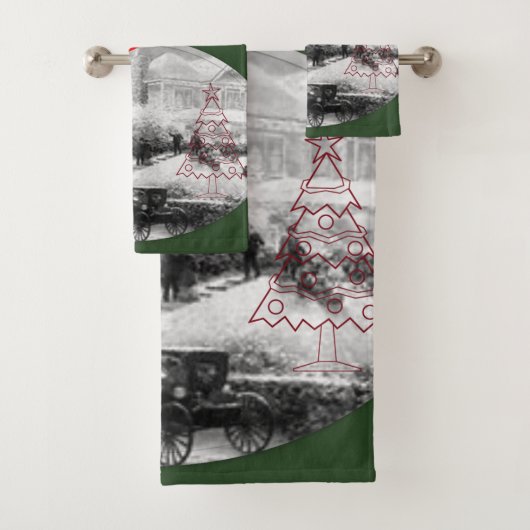 Badkamer Handdoek Sets Kerstmis (Insitu)