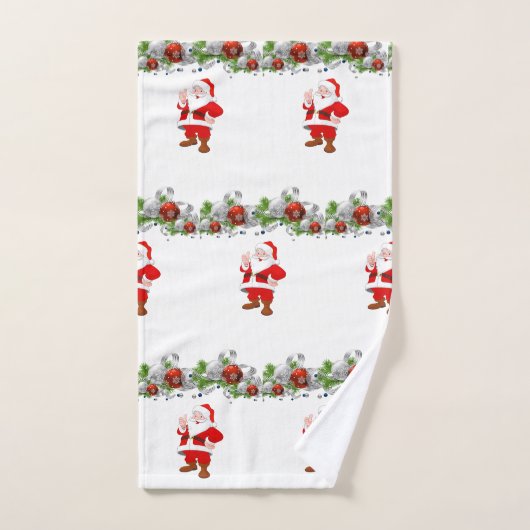 Badkamer handdoek sets Kerstmis Kerstman (Handdoek)