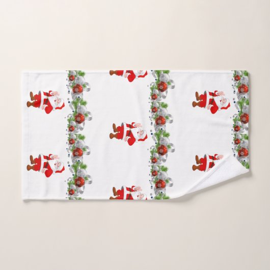 Badkamer handdoek sets Kerstmis Kerstman (Handdoek)