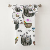 Badkamer handdoek sets Kittens Katten (Insitu)