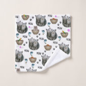 Badkamer handdoek sets Kittens Katten (Wasdoekje)