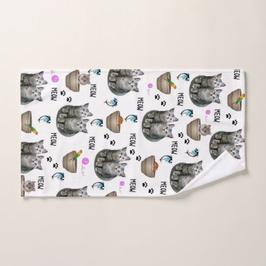 Badkamer handdoek sets Kittens Katten (Handdoek)
