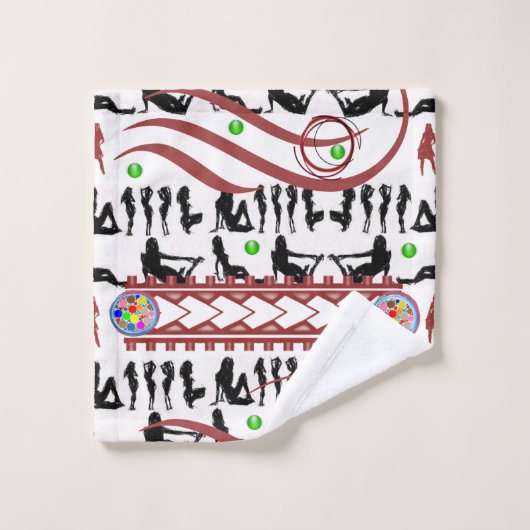 Badkamer handdoek sets Man grot (Wasdoekje)