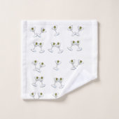 Badkamer handdoek sets Martini glazen (Wasdoekje)