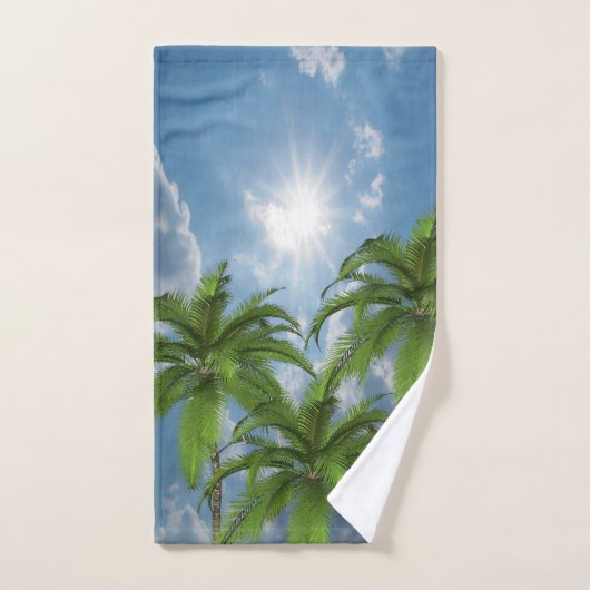Badkamer handdoek sets palmboom (Handdoek)
