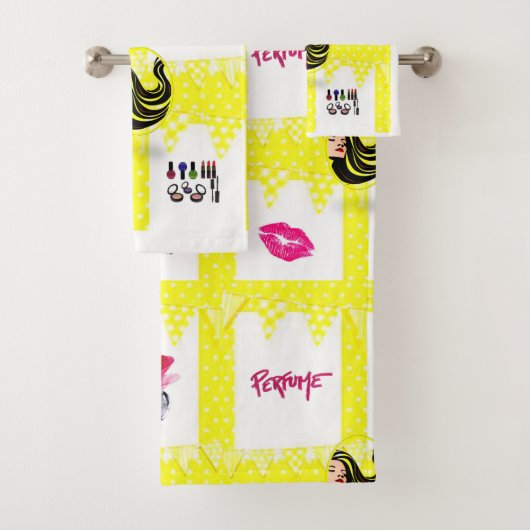 Badkamer handdoek sets parfum (Insitu)