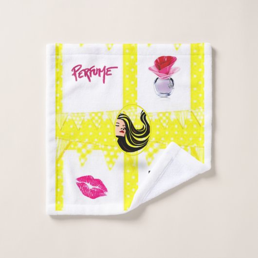 Badkamer handdoek sets parfum (Wasdoekje)