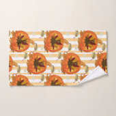 Badkamer handdoek sets pompoen Sinaasappel Turkije (Handdoek)