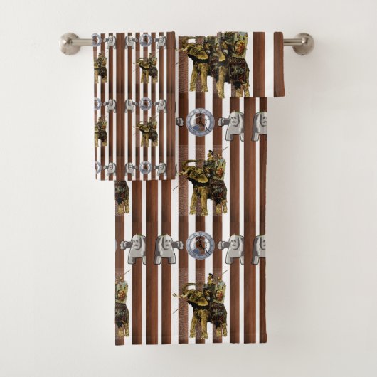 Badkamer handdoek sets Romeins (Insitu)