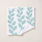 Badkamer handdoek sets rust bladeren (Wasdoekje)