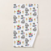 Badkamer handdoek sets schaatsen (Handdoek)