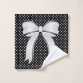 Badkamer handdoek sets strik (Wasdoekje)