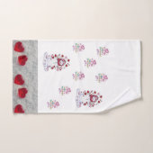 Badkamer Handdoek Sets Valentijn Sneeuwman (Handdoek)