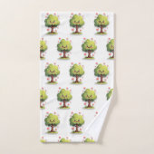 Badkamer Handdoek Sets Valentijnsdag Boom Rode Har (Handdoek)