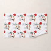 Badkamer handdoek sets Valentijnsdag harten Sneeuw (Handdoek)