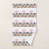 Badkamer handdoek sets Valentijnsdag Polar Beer (Handdoek)