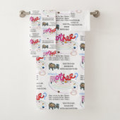 Badkamer handdoek sets Waar is mam? (Insitu)