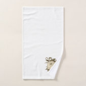 Badkamer Handdoek Sets  Wit Rose Floral (Handdoek)