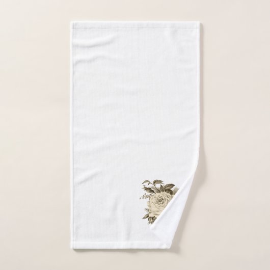 Badkamer Handdoek Sets Wit Rose Floral (Handdoek)