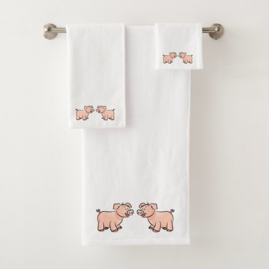 Badkamer handdoek varken (Insitu)