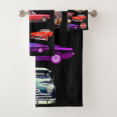 Badkamer Handdoeken Set met Oude Auto's (Insitu)