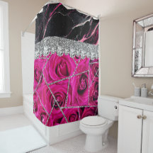 Badkamer Interieur Ontwerp Thuis Zwart Glitter Mar