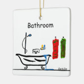 Badkamer Keramisch Ornament (Links)