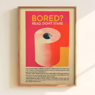 Badkamer Muur Kunst Retro Toilet Kunst Prints Grap