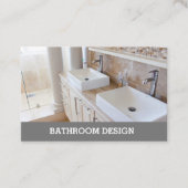 Badkamer of keuken ontwerper visitekaartje. visitekaartje (Voorkant)