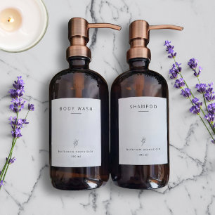 Badkamer organisatie waterdichte labels