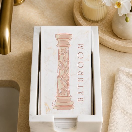 Badkamer papier gast handdoek servet