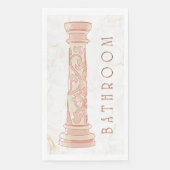 Badkamer papier gast handdoek servet (Voorkant)