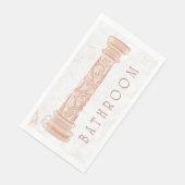 Badkamer papier gast handdoek servet (Hoek)