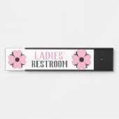 Badkamer Signs Vrouw Vrouwen Restroom Deur Sign Deurbordje (Voorkant)