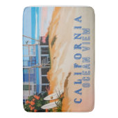 Badkamer strand thema badmat (Voorkant Verticaal)