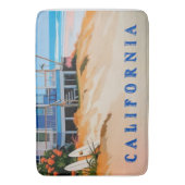 Badkamer strand thema badmat (Voorkant Verticaal)