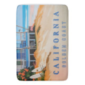 Badkamer strand thema badmat (Voorkant Verticaal)