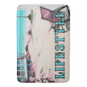 Badkamer strand thema badmat (Voorkant Verticaal)