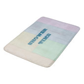 Badkamer strand thema badmat (Gekanteld)