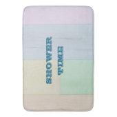 Badkamer strand thema badmat (Voorkant Verticaal)