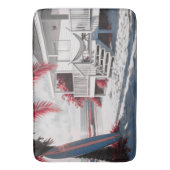 Badkamer strand thema badmat (Voorkant Verticaal)