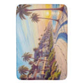 Badkamer strand thema badmat (Voorkant Verticaal)