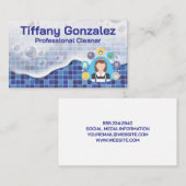 Badkamer Tegels en zeep | Schonere Logo Visitekaartje (Voorkant / Achterkant)