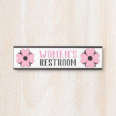 Badkamer Teken Badkamer Signs Vrouwen Restroom Deurbordje (Voorkant)