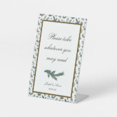 badkamer Teken in Pine Reclamebord Met Voetstuk (Voorkant)