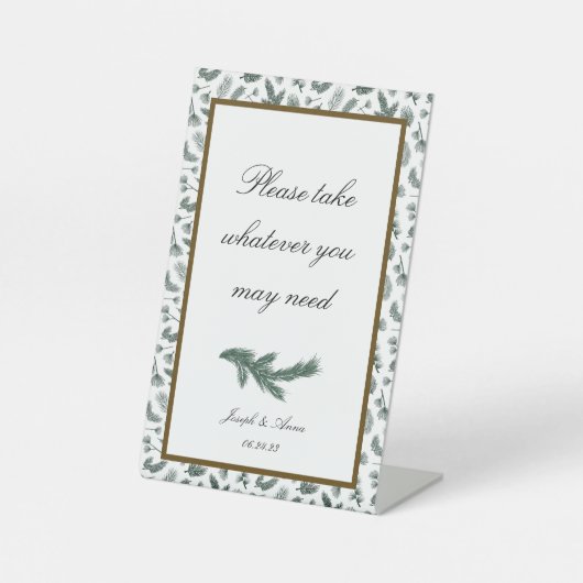  badkamer Teken in Pine Reclamebord Met Voetstuk (Voorkant)