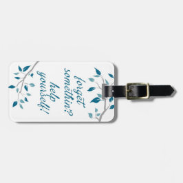 Badkamer Toiletartikelen Label Bagagelabel