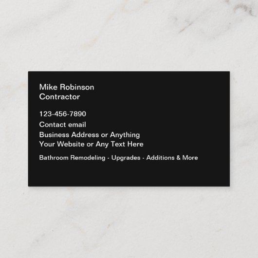 Badkamer verbouwen huis renovaties visitekaartje (Achterkant)